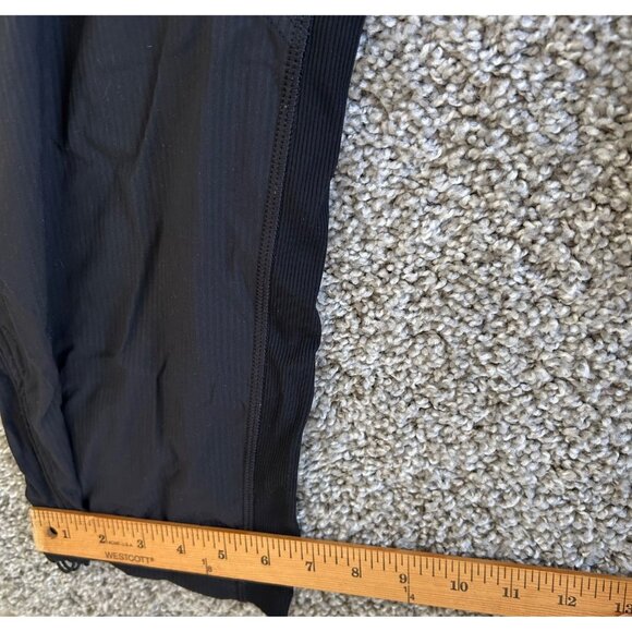 Lululemon Dance Studio Womens 12 Black Cropped Pants Activewear - Picture 9 of 11